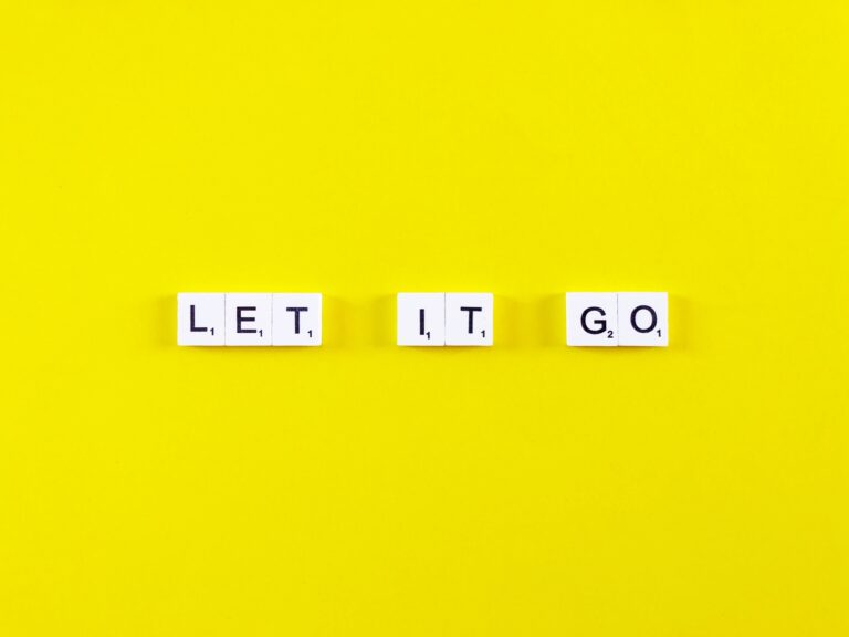 Let it go.